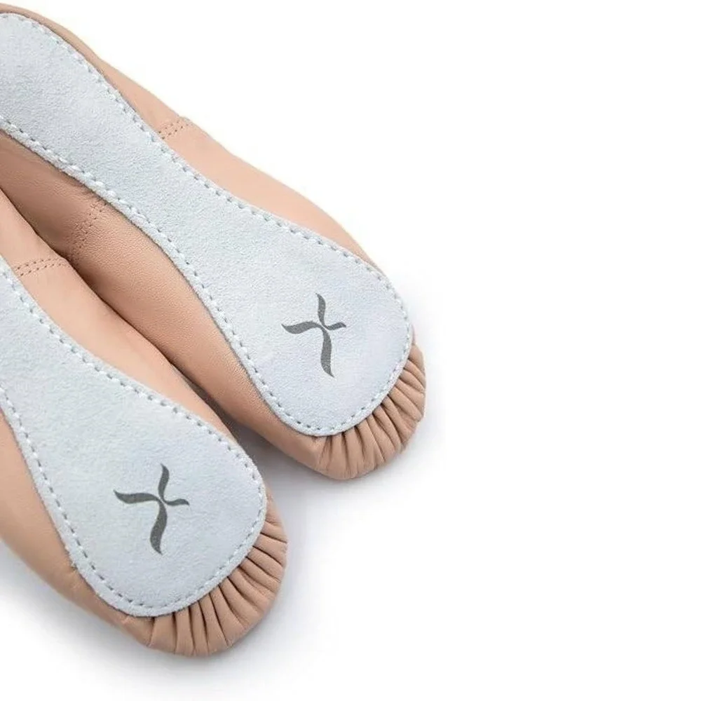 Capezio Daisy 205 Ballet Shoes Girl's Size 12.5W Pink Leather Comfort Dance